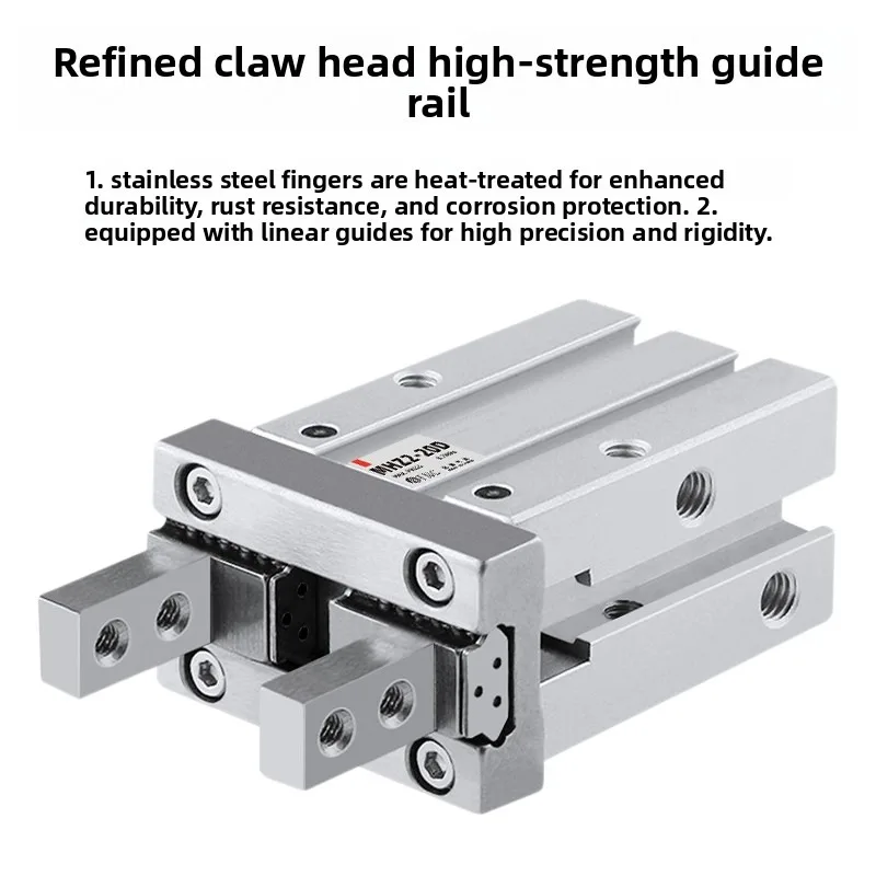 Pneumatic finger claw cylinder double action