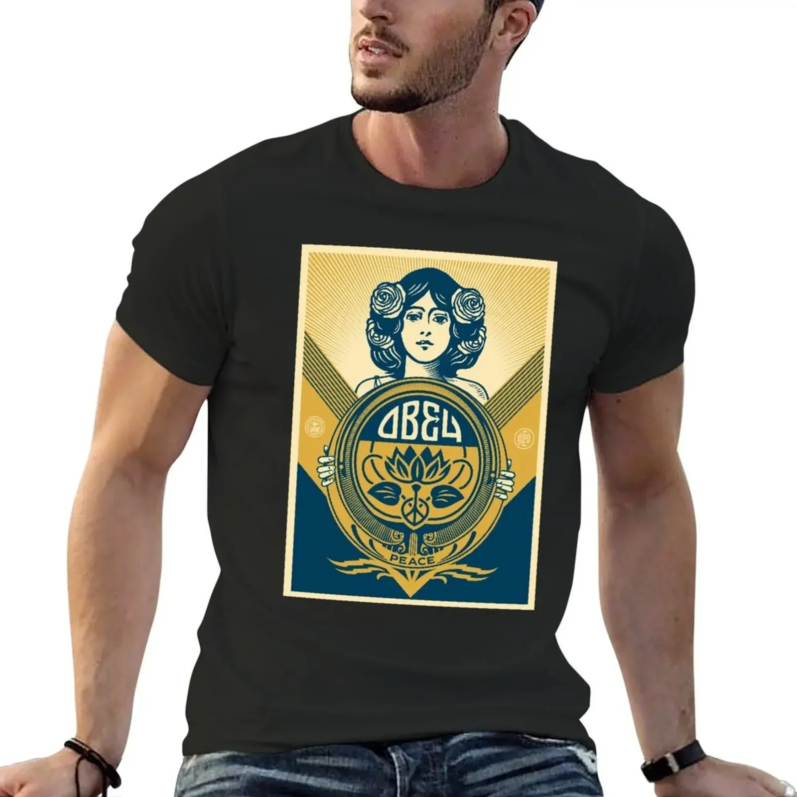 

Art by Shepard Fairey, Shepard Fairey Art urbain T-Shirt cute tops designer shirts t shirts for men