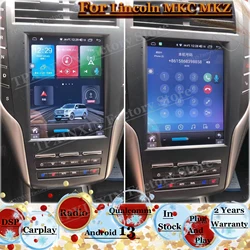 Android 13 Autostereo Automotive Multimedia For Lincoln MKC MKZ Car GPS Navigation Carplay Radio Video Stereo Receive Head Unit