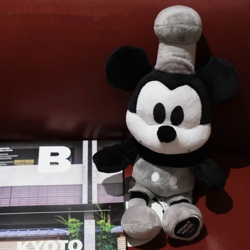 

2025 Hot Disney Mickey Mouse Return To Classics Series Black and white Doll Birthday Gift For Children 100th Anniversary Toys
