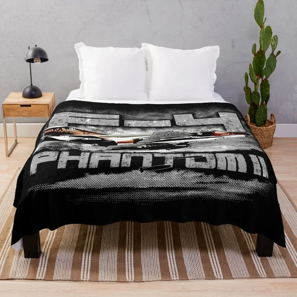 

F-4 Phantom II Throw Blanket Bed covers Vintage Furrys Blankets