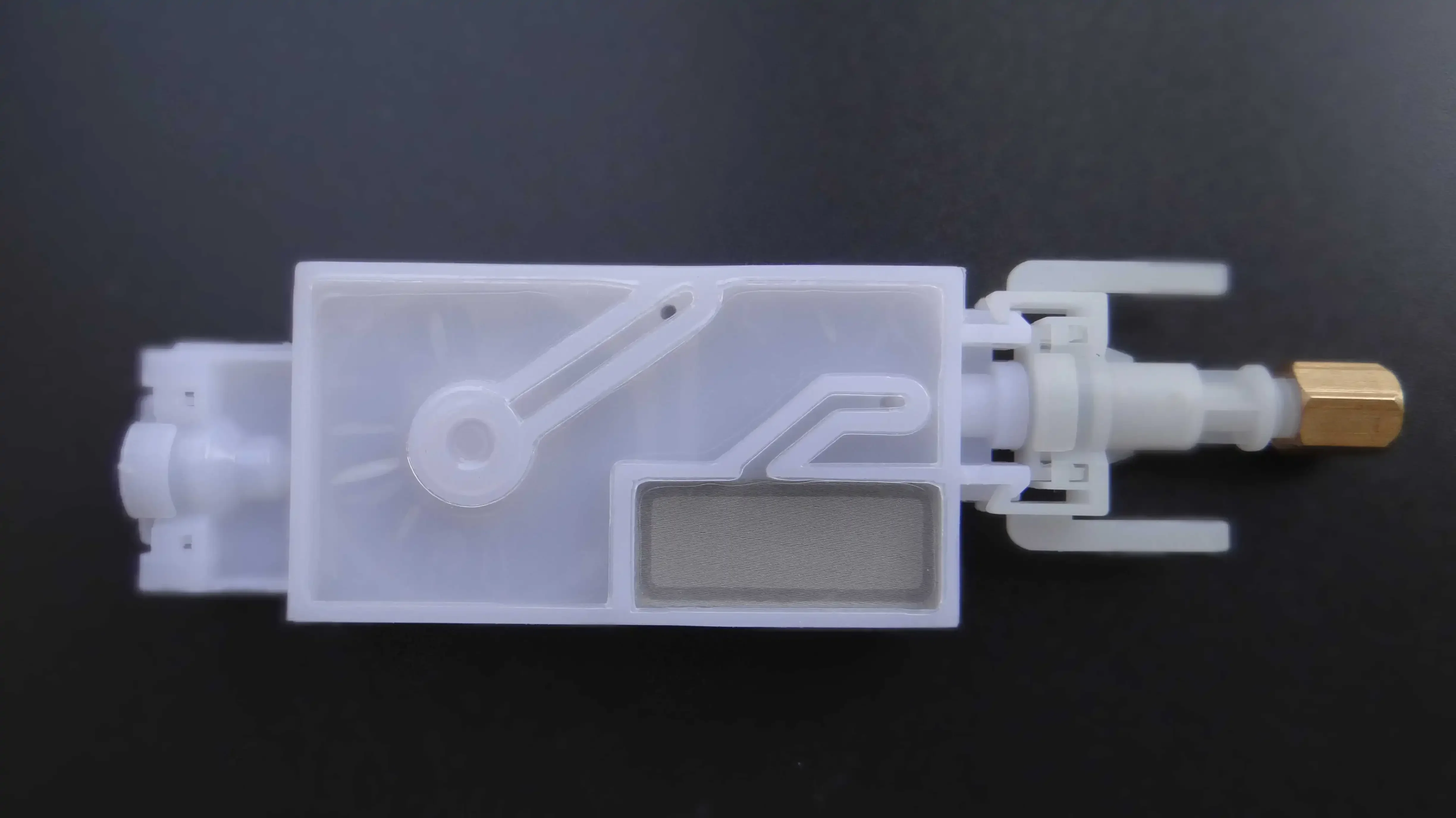 6PCS DX5 ink damper with connector suitable for dx5/xp600 mimaki jv33 jv5 roland mutoh Galaxy solvent printer dumper filter