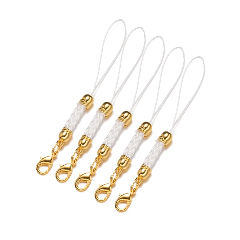 10/20pcs Keychain Rope Lanyard Cords Lobster Clasp Rope Hooks For DIY Keyring Jewelry Making Supplies Charms Accessories Crafts