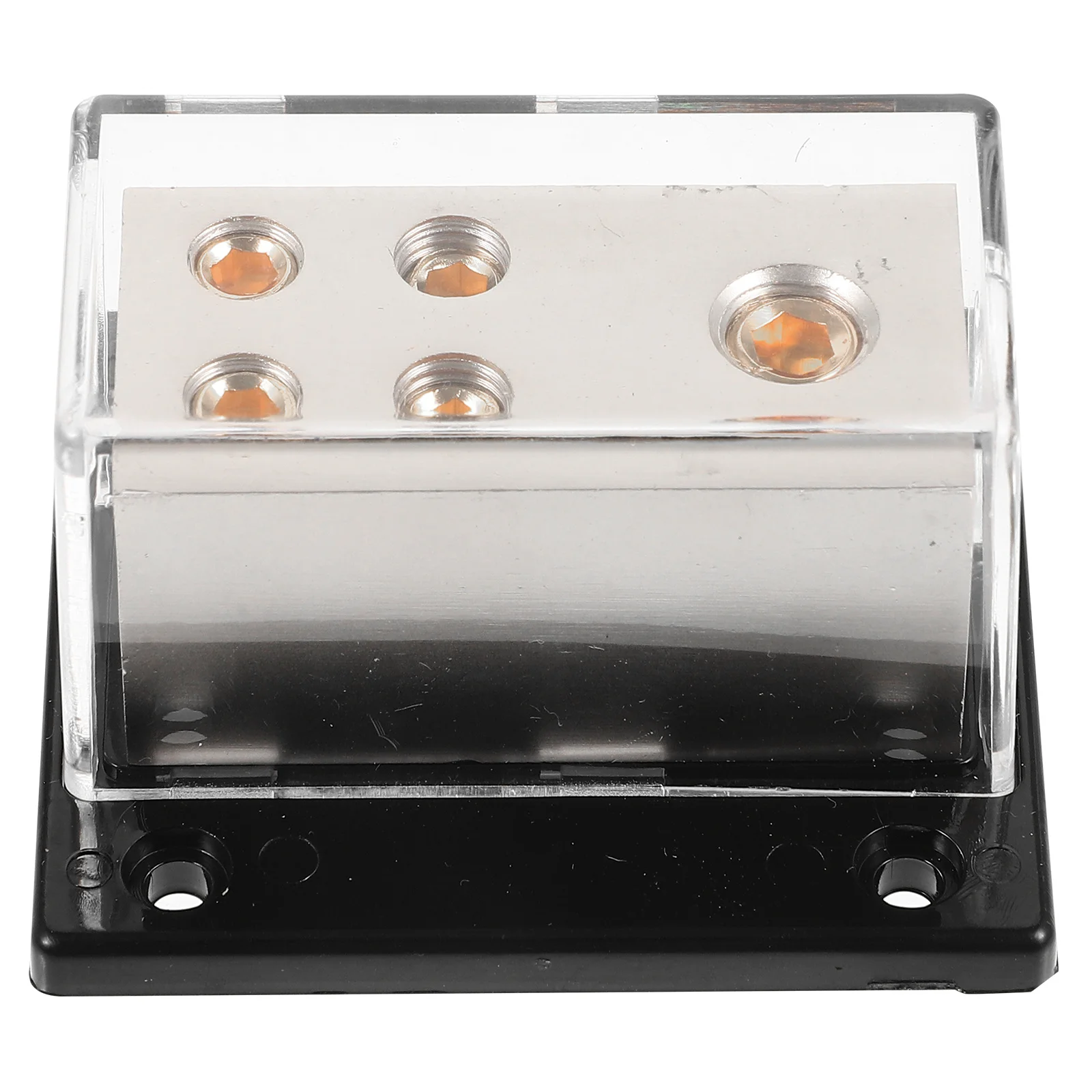 

Car Audio Distribution Block 4 Gauge Out Power Distribution For Car Amplifier Splitter Automotive Sound System Cable