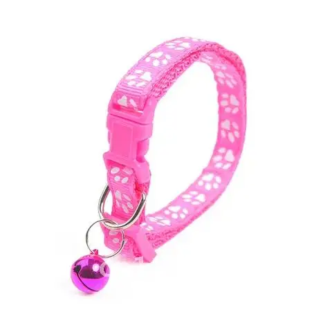 Collier de clochette mignon pour chat, chien, chiot, Teddy, Bomei, dessin animé, empreinte amusante, colliers, laisses, accessoires, fournitures pour animaux