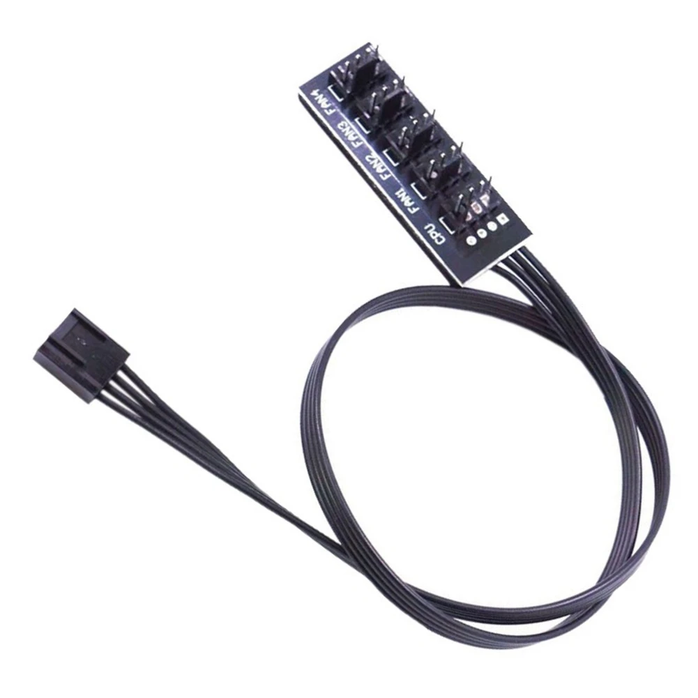 40 ซม.1 ถึง 5 4-Pin Molex TX4 PWM พัดลม CPU HUB Splitter PC กรณี Chasis Cooler สายต่ออะแดปเตอร์ Controller ร้อน