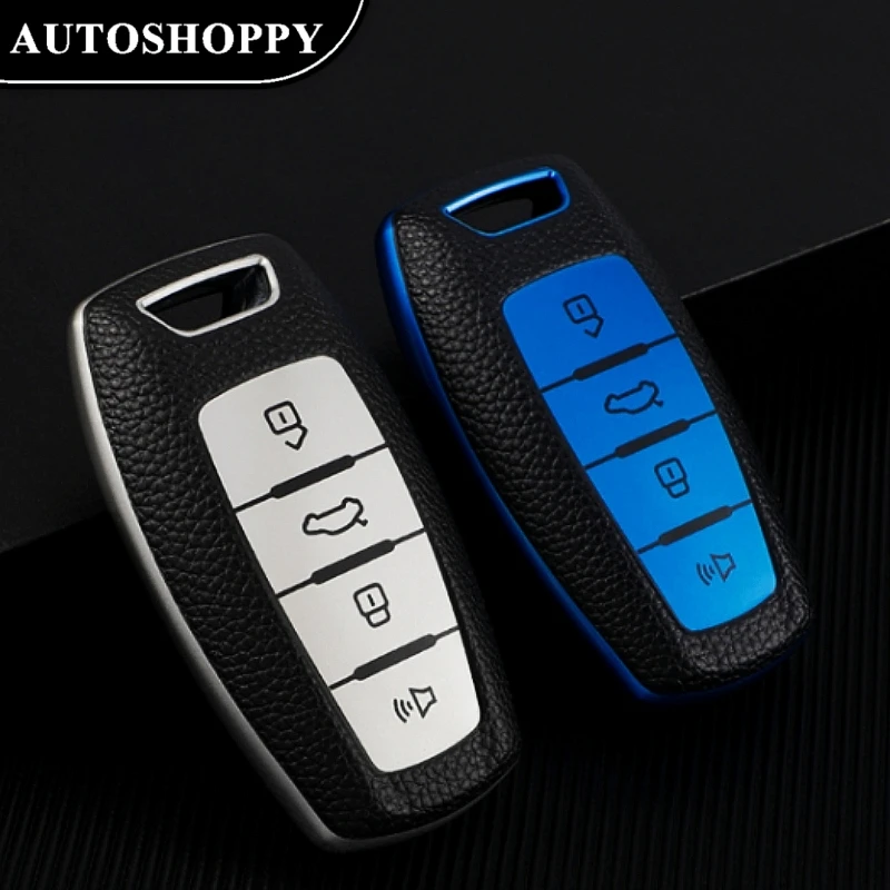 

4 Buttons Colorful TPU Leather Car Key Case Cover For Great Wall Haval Coupe H7 H8 H9 F5 F7 H2S GMW H6 Accessories