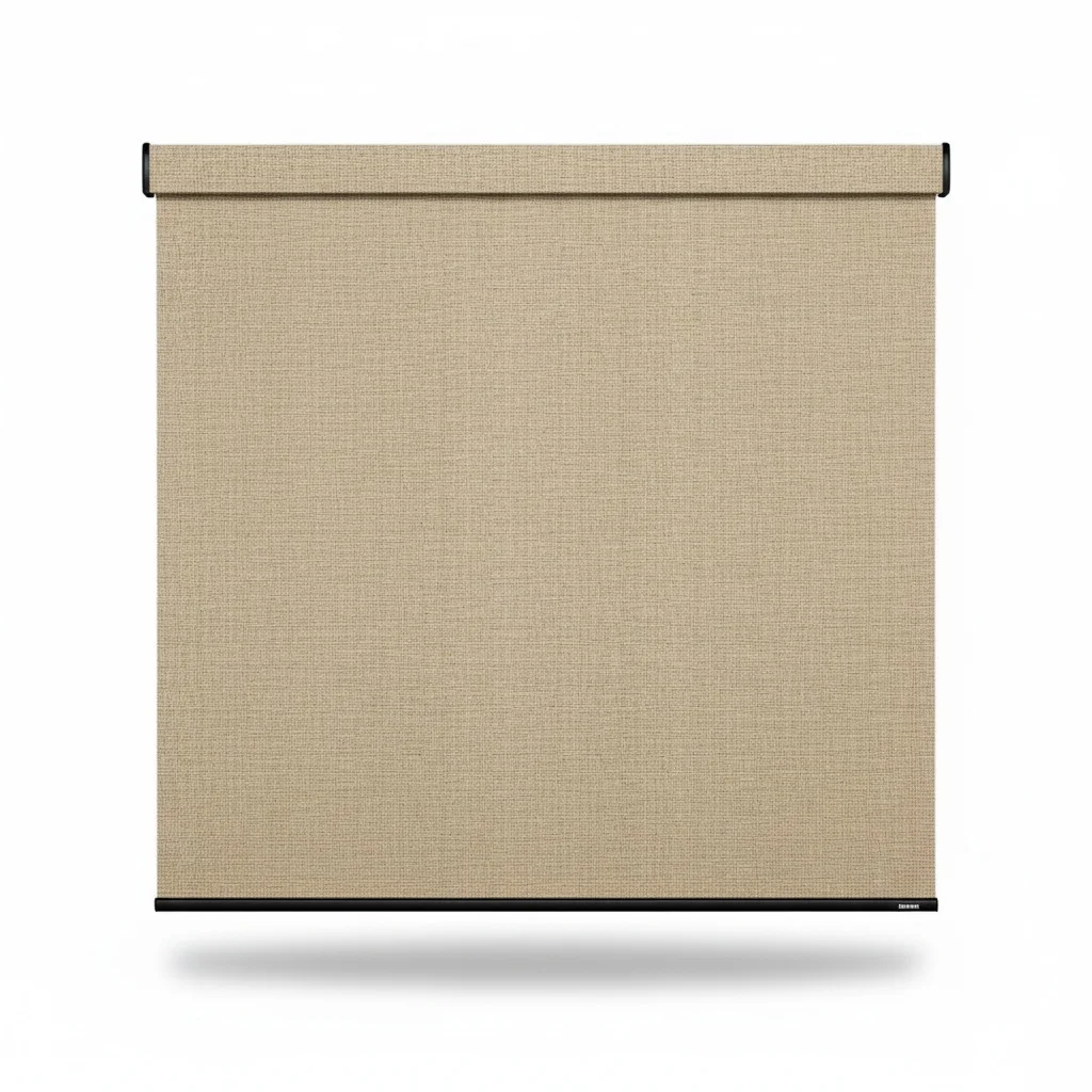Vertical Roller Blind, 6ft 7ft 8ft HDPE Fabric Sun Shade, Heavy Duty UV Block Patio Awning for Pergola, Wind Resistant Shade