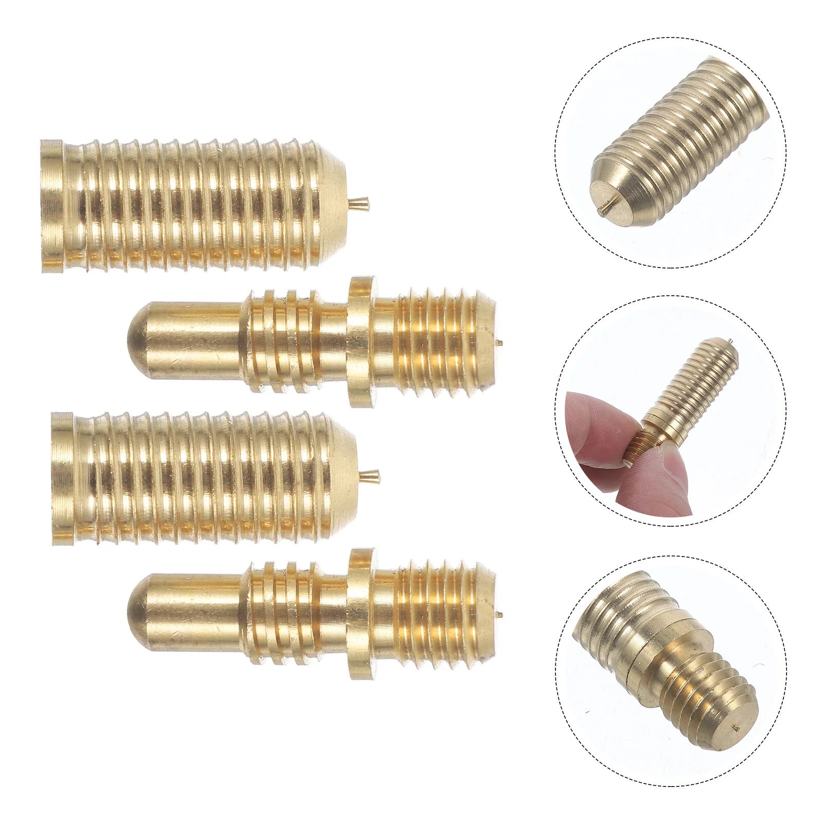 

Pool Cue Joint Screw Pool Cue Connecting Screw Part Pool Cue Tip Screws Brass Pool Cue Joint Pin Hardware Supplies