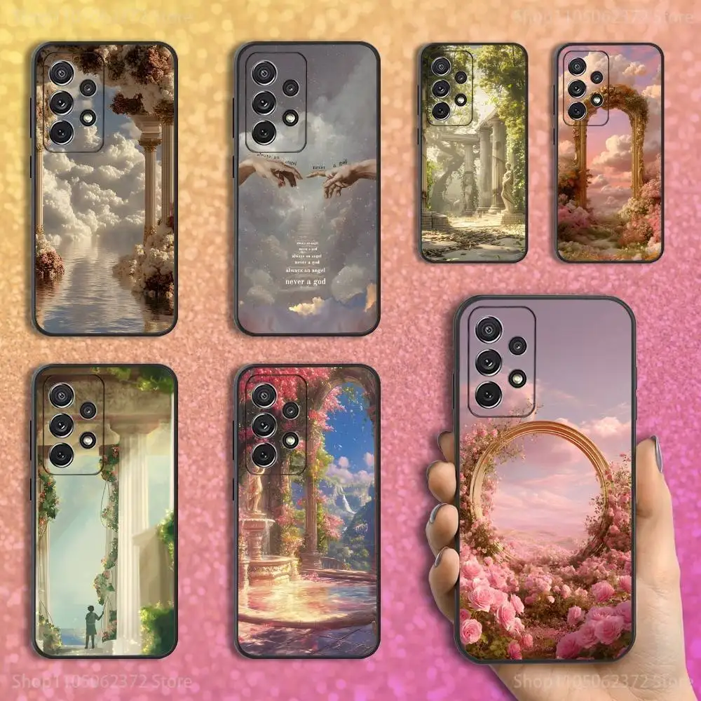 

Ancient Greek Romantic Art Phone Case For Samsung S25,S24,S23,S22,S21,S20,S10,Ultra,Plus,Lite,FE,Soft Silicone Black Cover