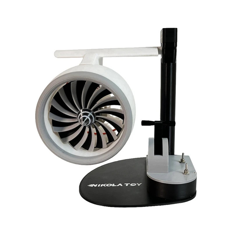 A96Q-Turbo Desktop Fan Turbo Fan Upgraded Engine Model Jet Fan USB Fan With Atomization Blue Light Tail Flame Device