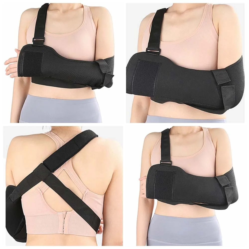 Rotator Cuff Shoulder Arm Sling Fracture Supplies Forearm Shoulder Immobiliser Dislocated Arm Black Shoulder Support Strap