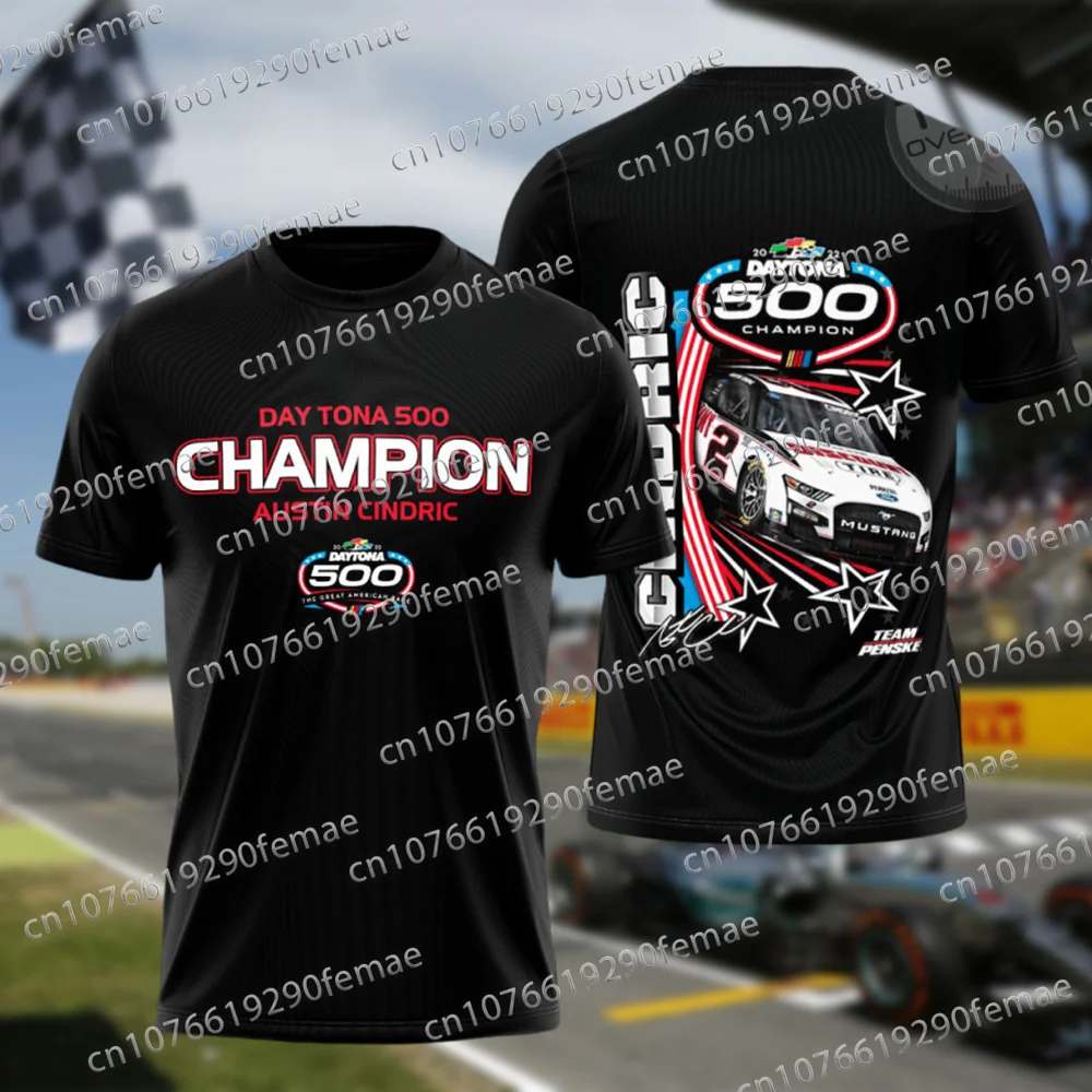 Hot Selling Daytona 500 T-shirts For Daily Racing Competitions, Training Teams, Team Uniforms, Daily Sports, Breathable Mens Top