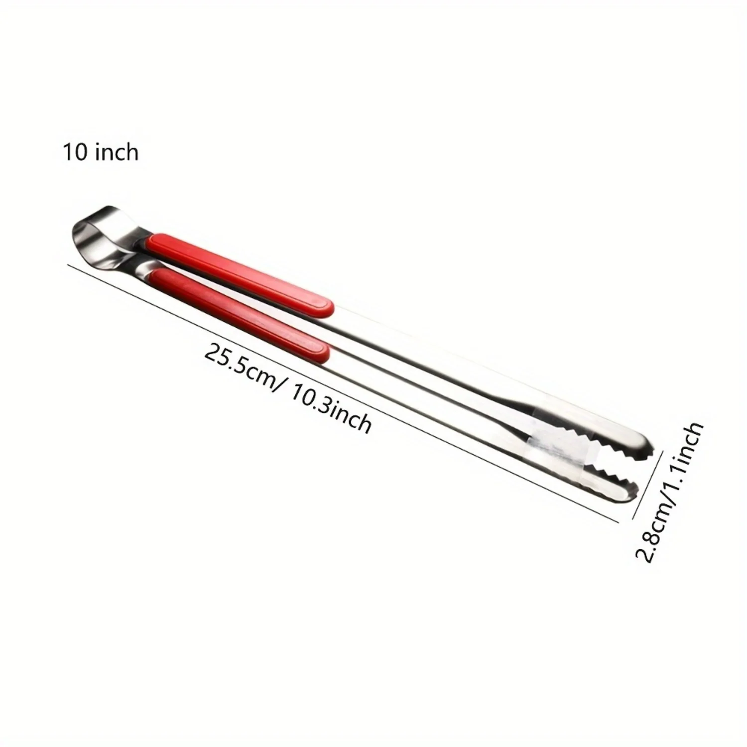 2pc Stainless Steel Barbecue Tongs Set, Food Contact Safe BBQ Grill Cooking Tools