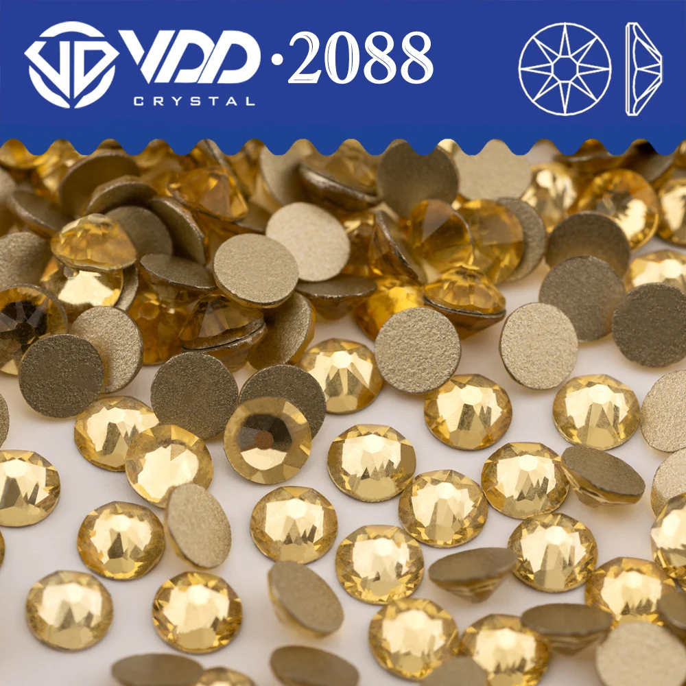 

VDD 004 Jonquil SS16-SS30 2088 Rhinestone Crystal Высокое качество 8 Big 8 Маленький камень с плоской задней поверхностью для поделок своими руками Аксессуары для дизайна ногтей