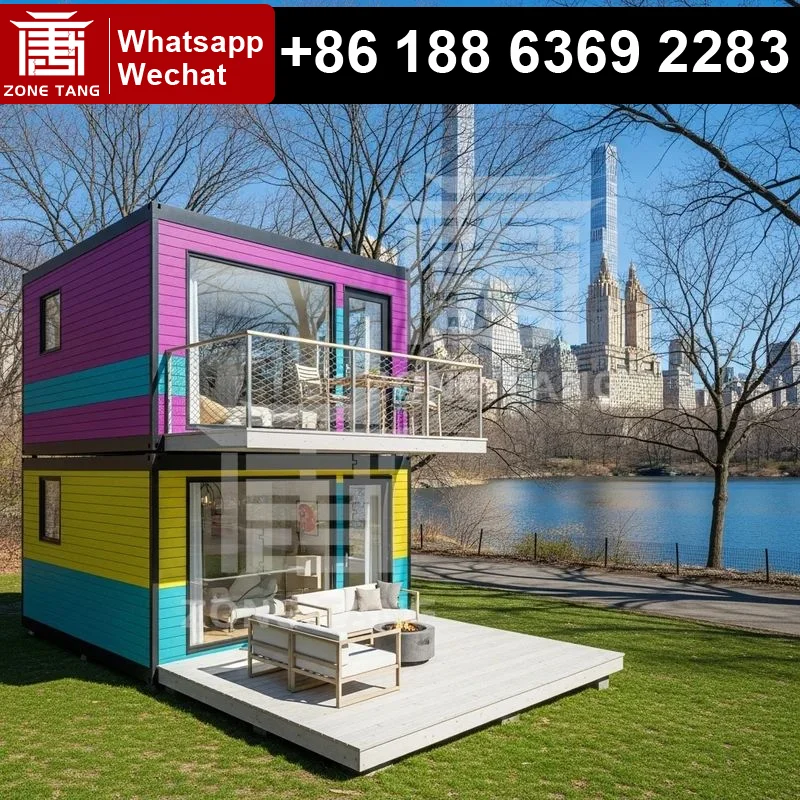 Economic Leak Proof Flat Pack Home Kit Homes Bungalow Home Toilet Beautiful Container Houses Convenient Repairable Solar Ready