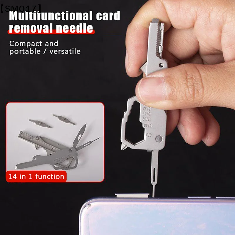 Multifunctional Folding Screwdriver Tool Keychain Portable Mini Emergency Repair Tools Home Use Outdoor EDC Multi-tools【SMQ】