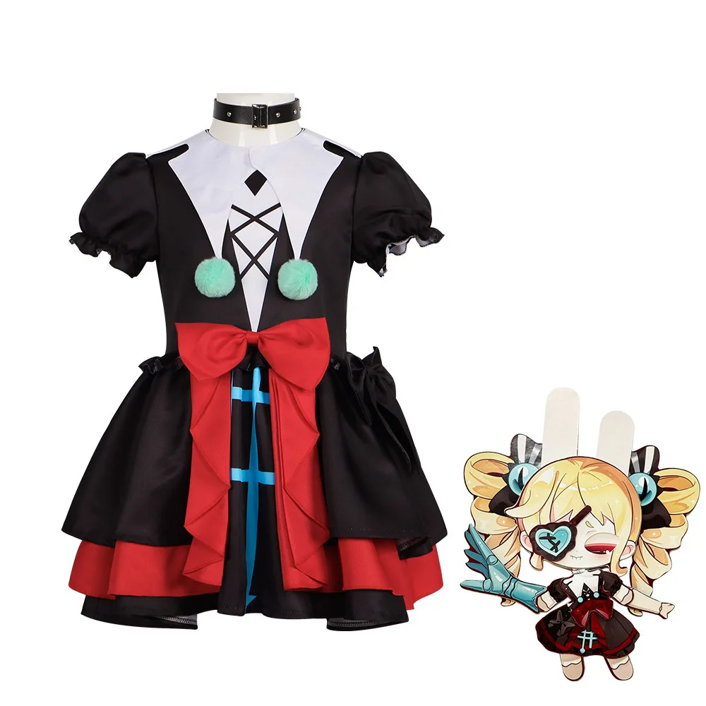 

Egg Boy Party Cos Suit Mute Girl Stella Wraith Clown Abba Escape From Horror Night Cosplay Costume