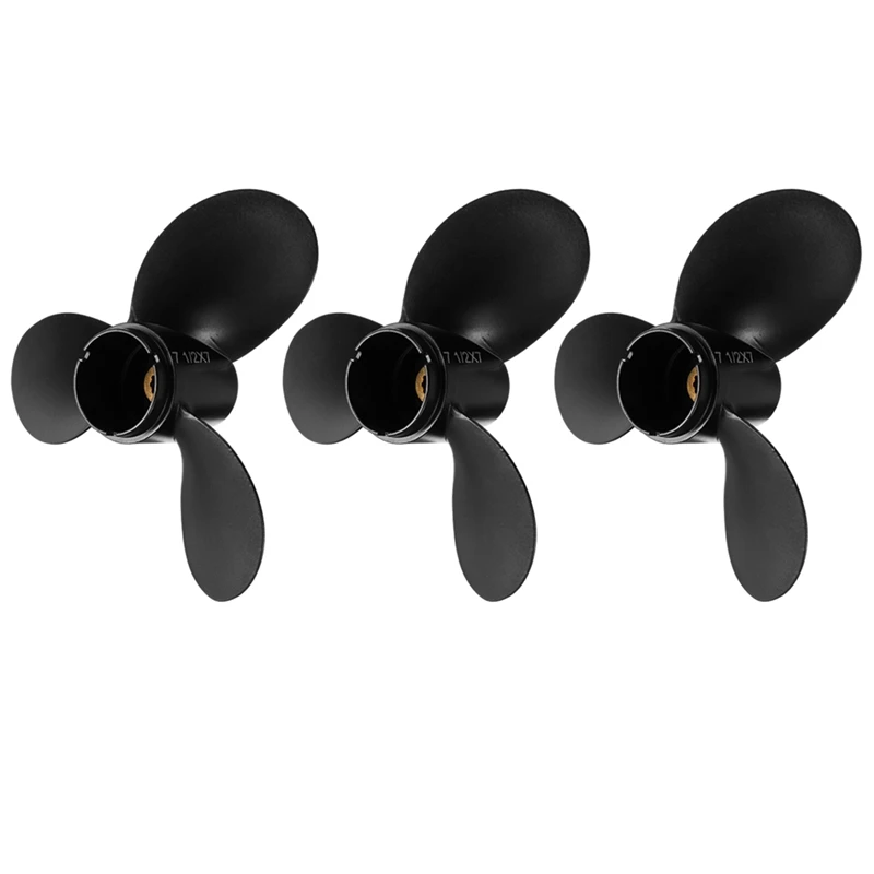 

3Pcs 7 1/2 X 7 Ship Engine Propeller 3-Blade Rotary Paddle 58110-91Jn0-019 For Suzuki Outboard Engine 4-6Hp