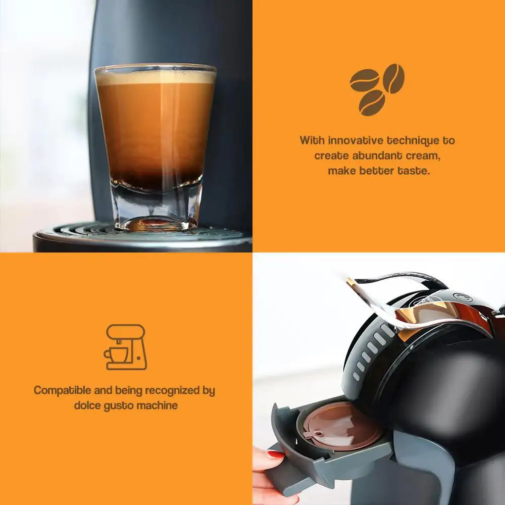 icafilas Reusable Capsules For Nescafe Dolce Gusto Coffee Filters Cup Refillable Dolci Gusto Baskets view 3