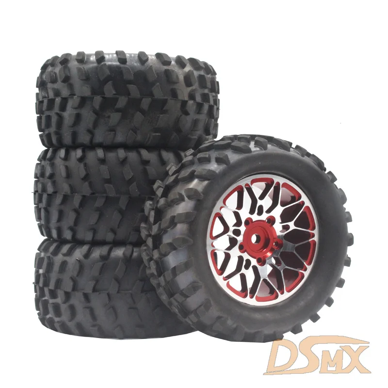 Metal wheel hub Herringbone tire big foot widening and tire 85MM 1:16 tire Radio-controlled car HSP 94186