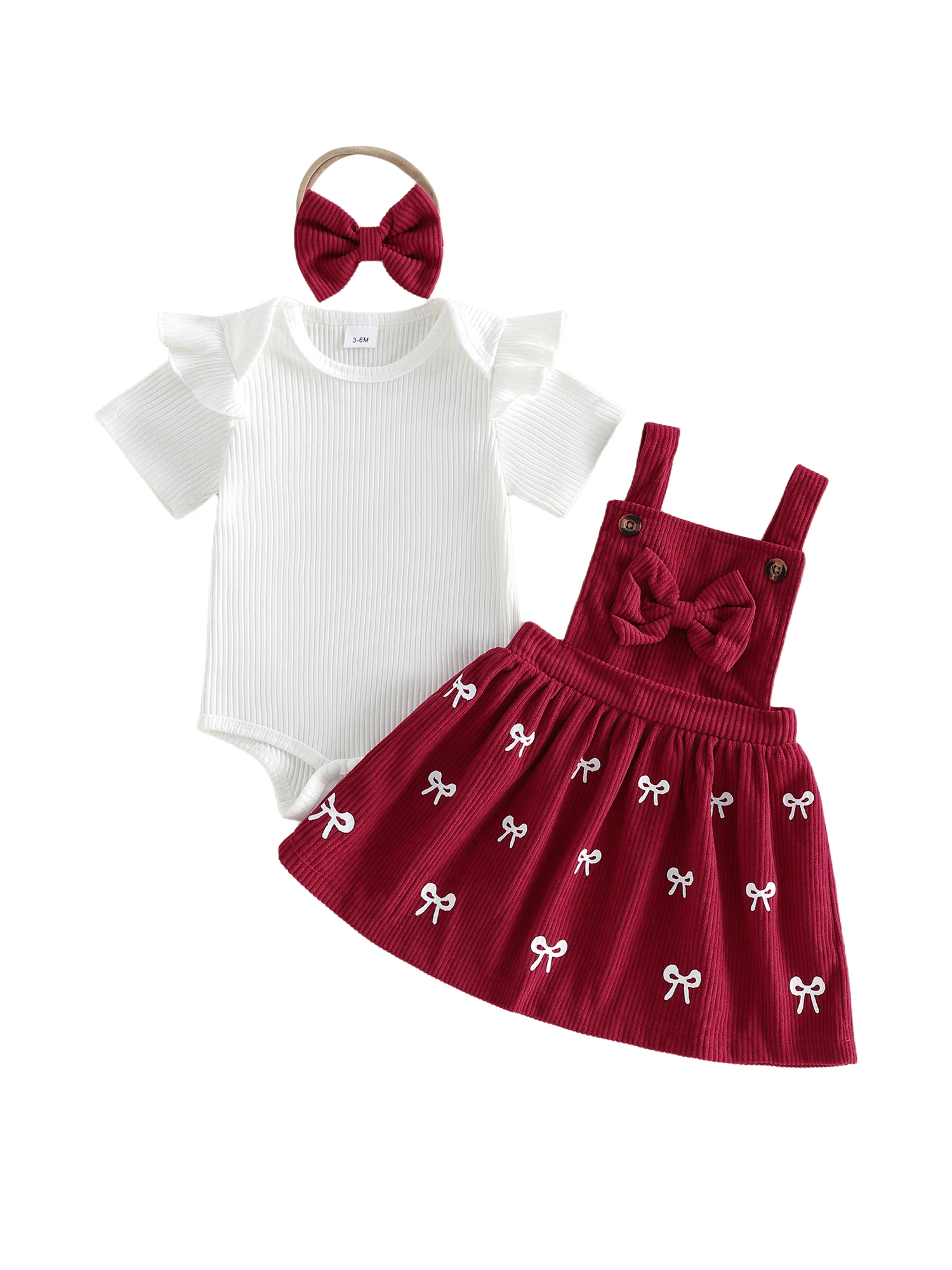 

Комплект одежды из 3 предметов для маленьких девочек: топ без рукавов с цветочным принтом, шорты с рюшами и подходящая повязка на голову, летняя одежда для маленьких девочек