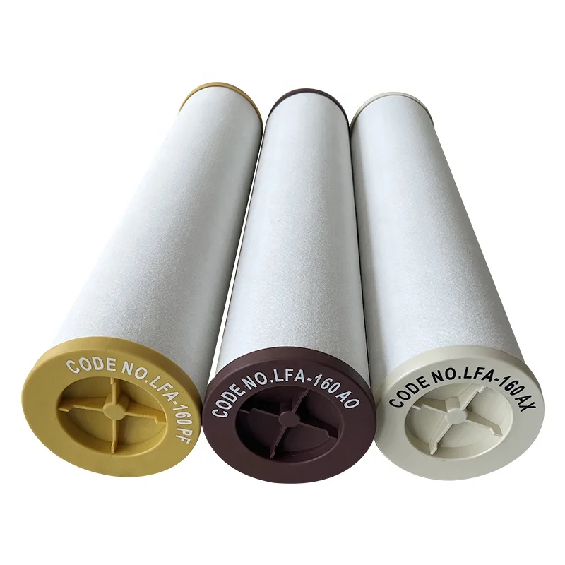 Essiccatori d'aria Conduttura Olio Polvere Rimozione acqua Tubo PE Linea aria Filtro di precisione aria compressa