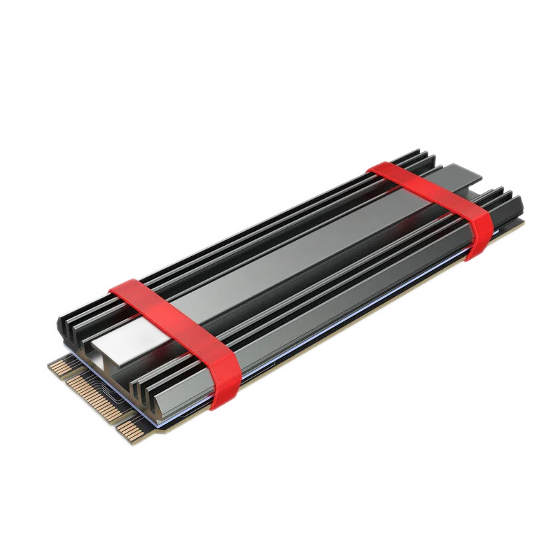 LDPCSJ M.2 SSD Heatsink M2 2280 Solid State Hard Disk Aluminiowy radiator z termiczną podkładką silikonową PS5 Desktop PC NGFF NVME