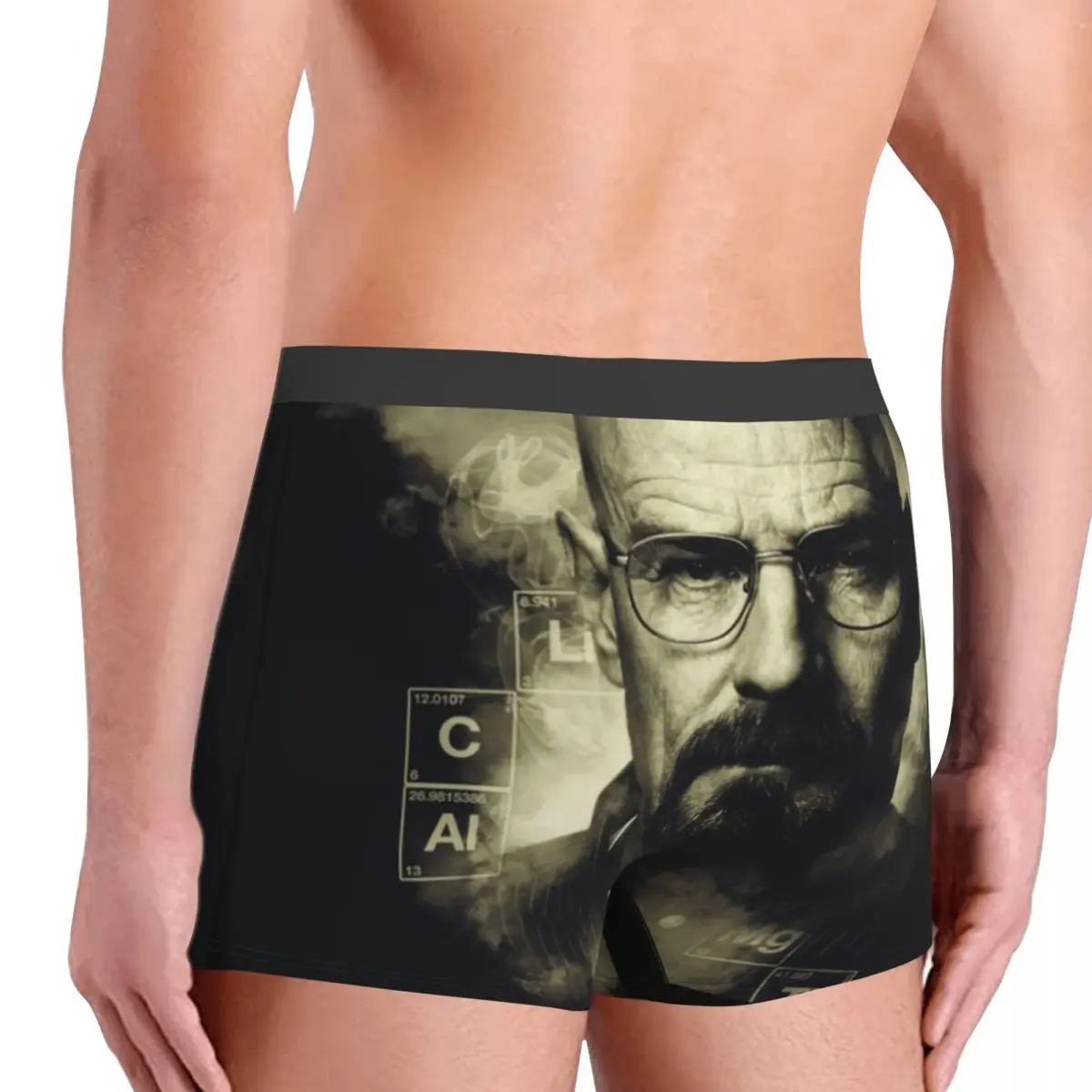 Cool Heisenberg Walter White Underwear Male Print Custom Breaking Bad Tv Show Boxer Briefs Shorts Panties Soft Underpants