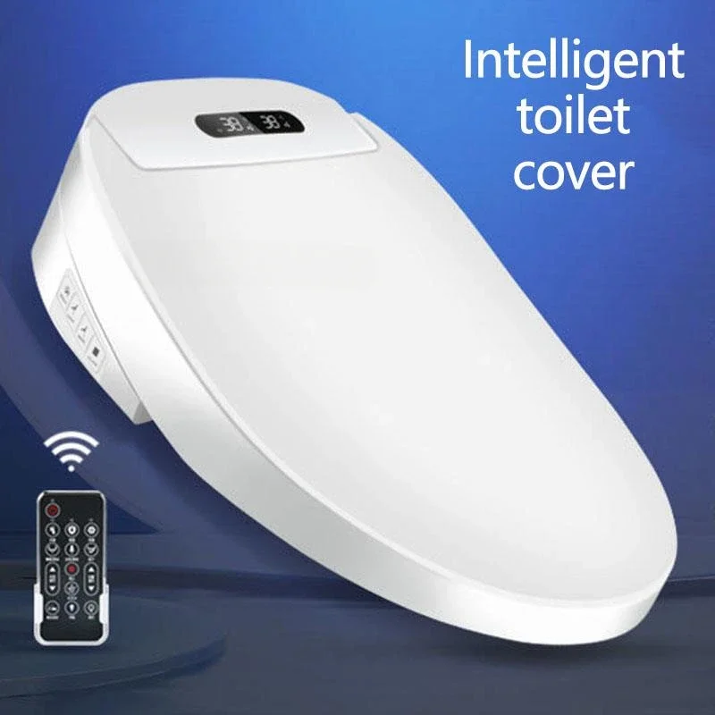 Multifunctional Smart Toilet Seat Cover Toilet SeatLid Drying Night Light Seat Heating Intelligent Instant Heating DisplayScreen