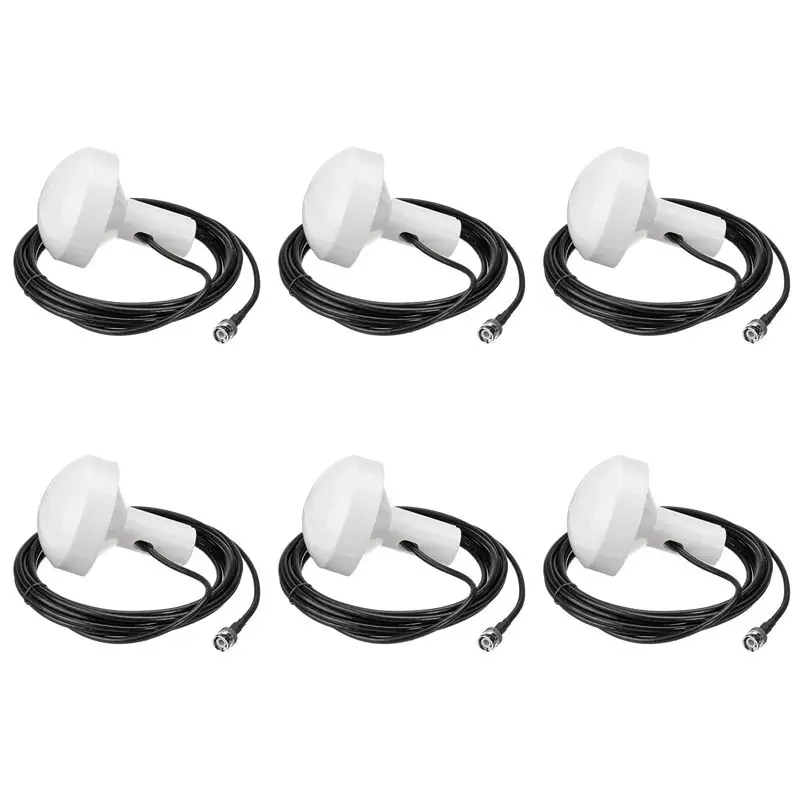 6X Ship GPS Active Marine Navigation Antenna Timing Antenna 1575+/-5 Mhz 5M BNC Male Plug-A08Q