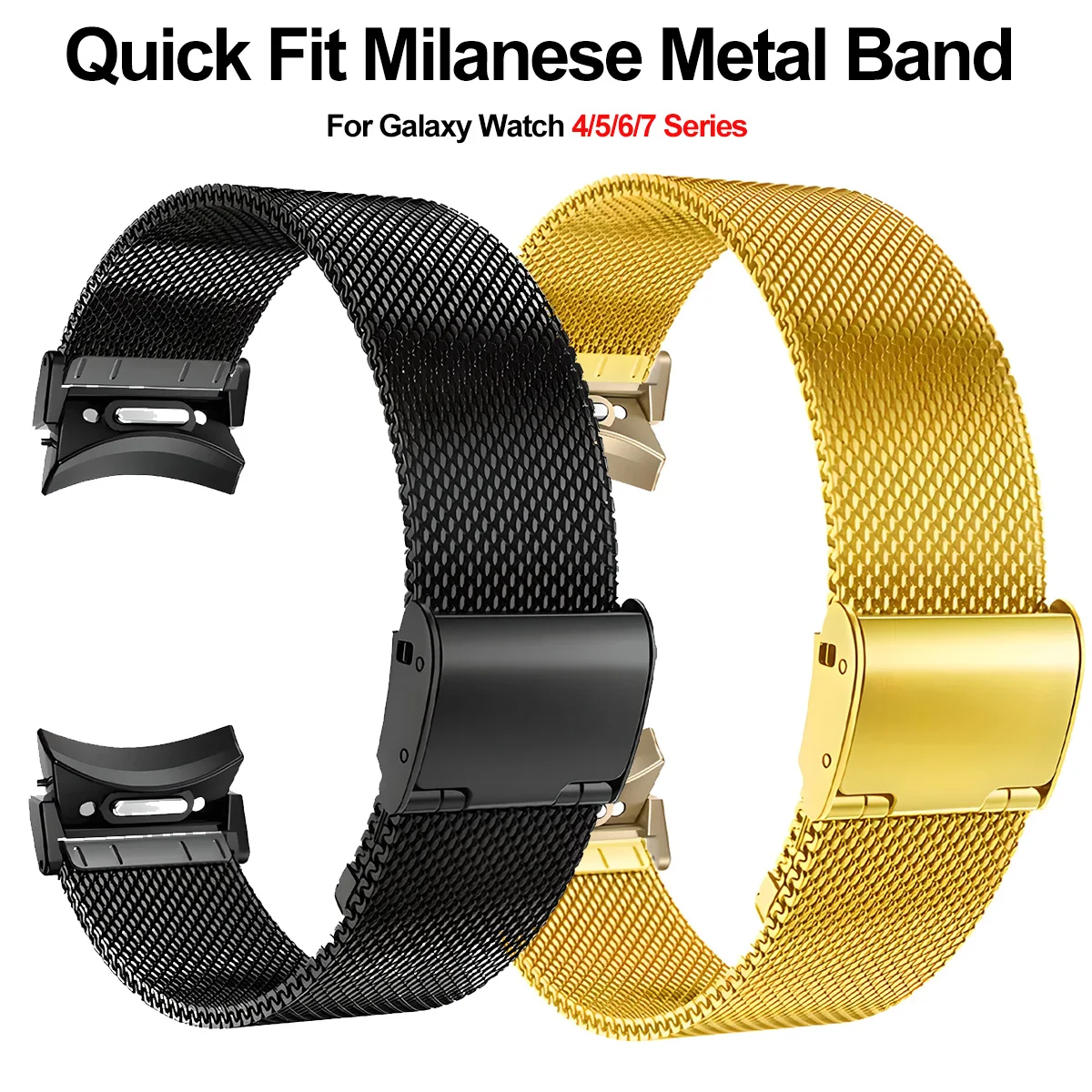 لا فجوات حزام من الفولاذ المقاوم للصدأ لساعة سامسونج جالاكسي 4 5 6 7 40 44 مللي متر 6 4 كلاسيكي 43 مللي متر 47 مللي متر سوار معدني لسوار جالاكسي 5Pro