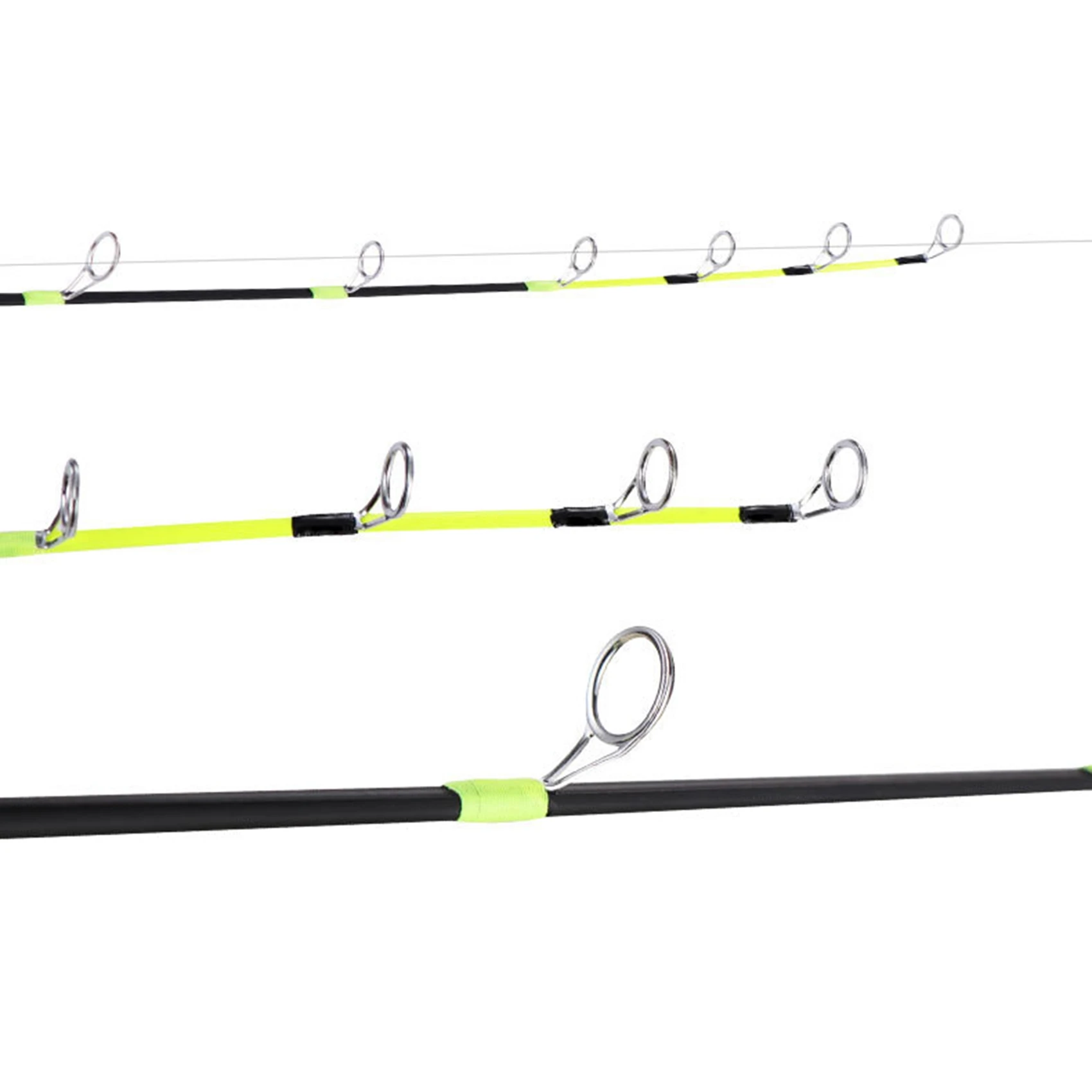 ABLB-Titanium Alloy Carbon Ultra Short Ice Fishing Rod Insert Solid Soft Tail Rod