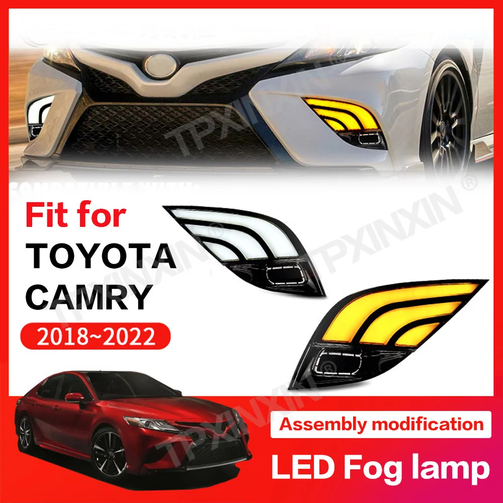 

Auto Parts Suitable for Toyota Camry 2018-2022 Daytime Running Lights Fog Lights Fender Lights Dual Lights and Three Colors Unit