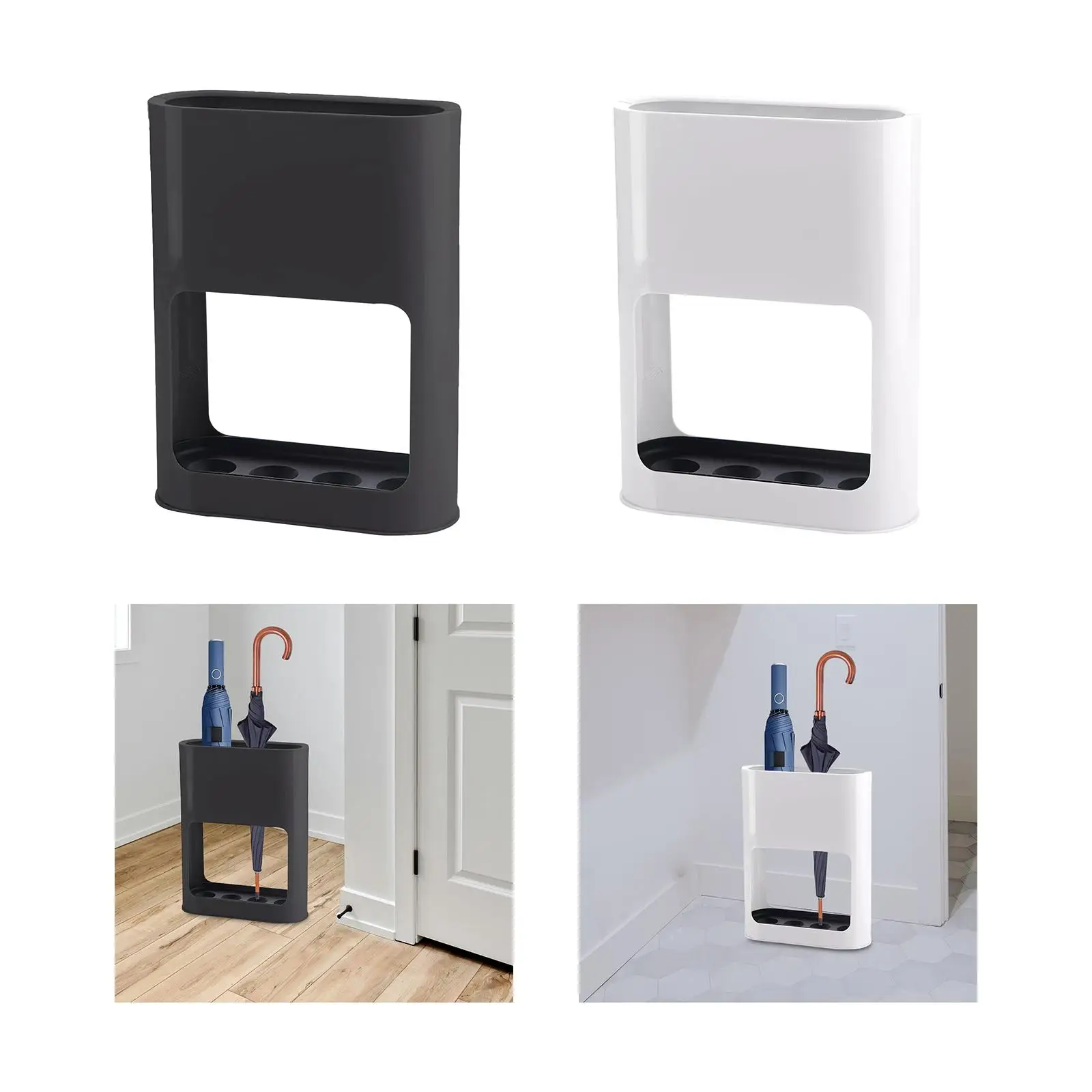 Umbrella Stand Storage Modern Compact Freestanding Upright Stable Umbrella