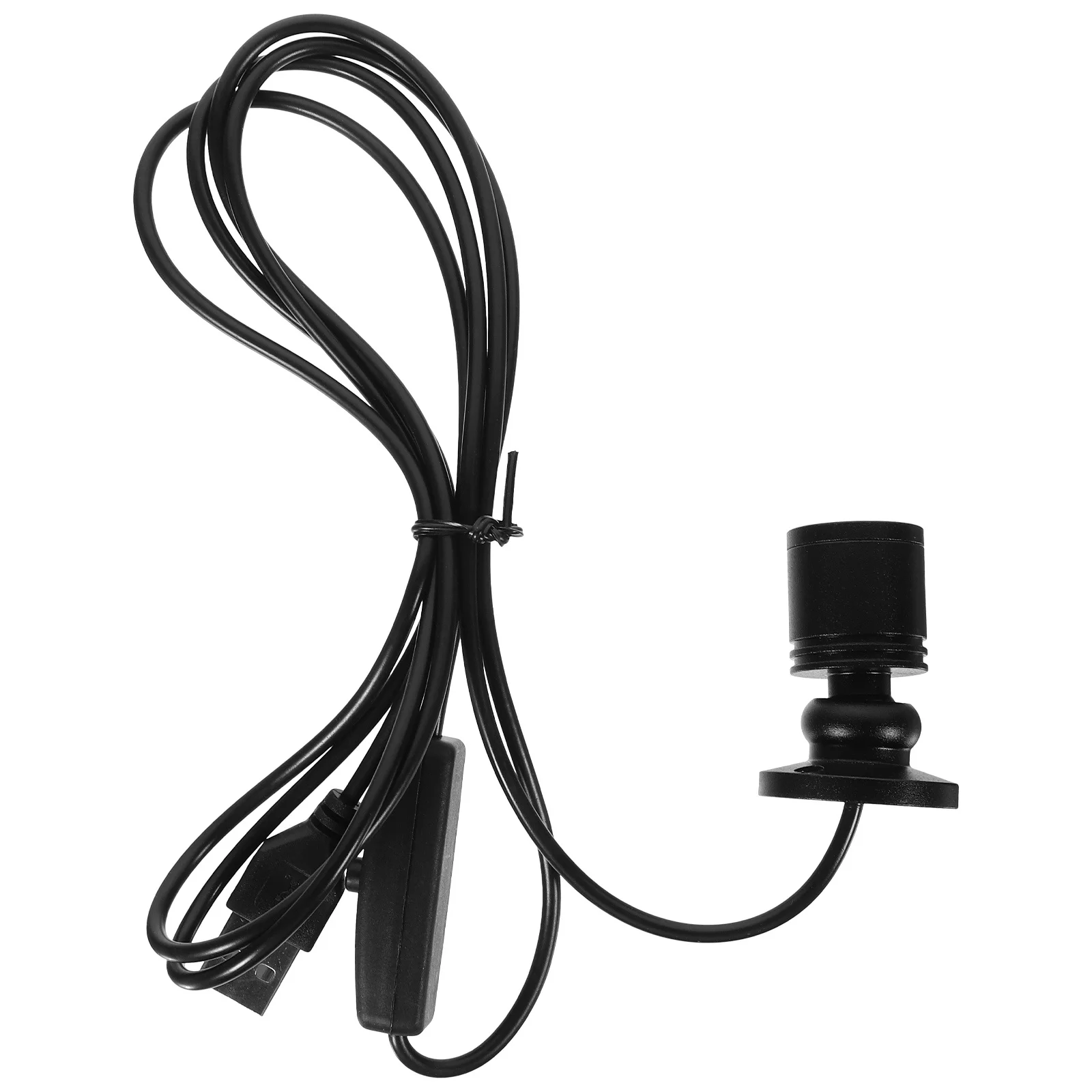 USB Small Spotlight LED Cabinet Light with Standing Base Ideal for Jewelry Display Case Compact Bright Lighting for Home Decor