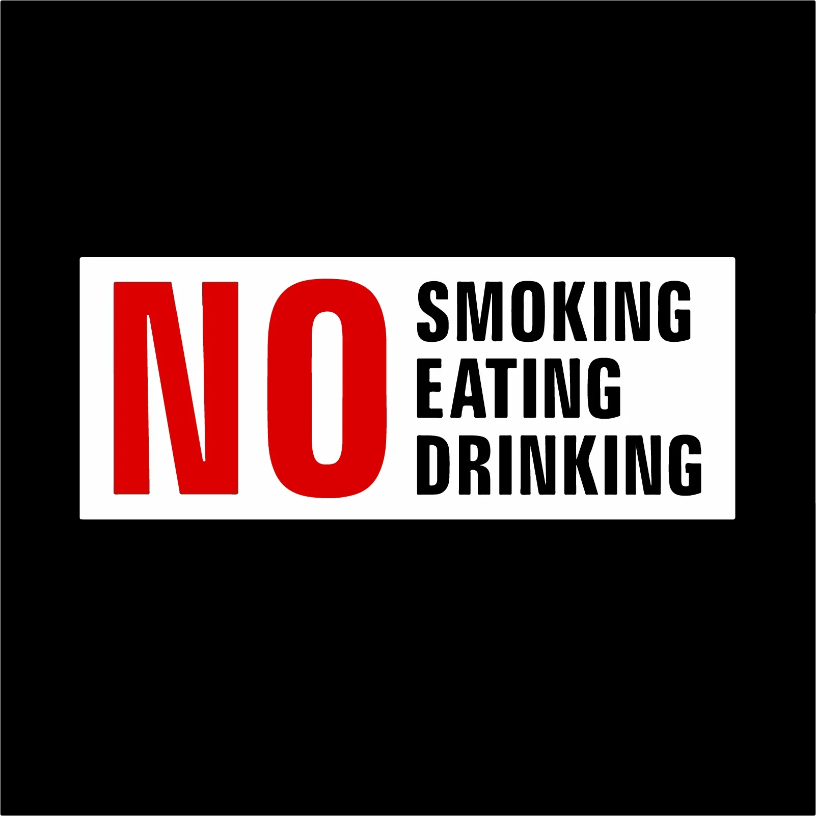 Самоклеящаяся наклейка для некурящих, еды и питья 150x60 мм - автомобиль, такси, Uber Самоклеящаяся наклейка для некурящих, еды и питья 150x60 мм - автомобиль, такси, Uber