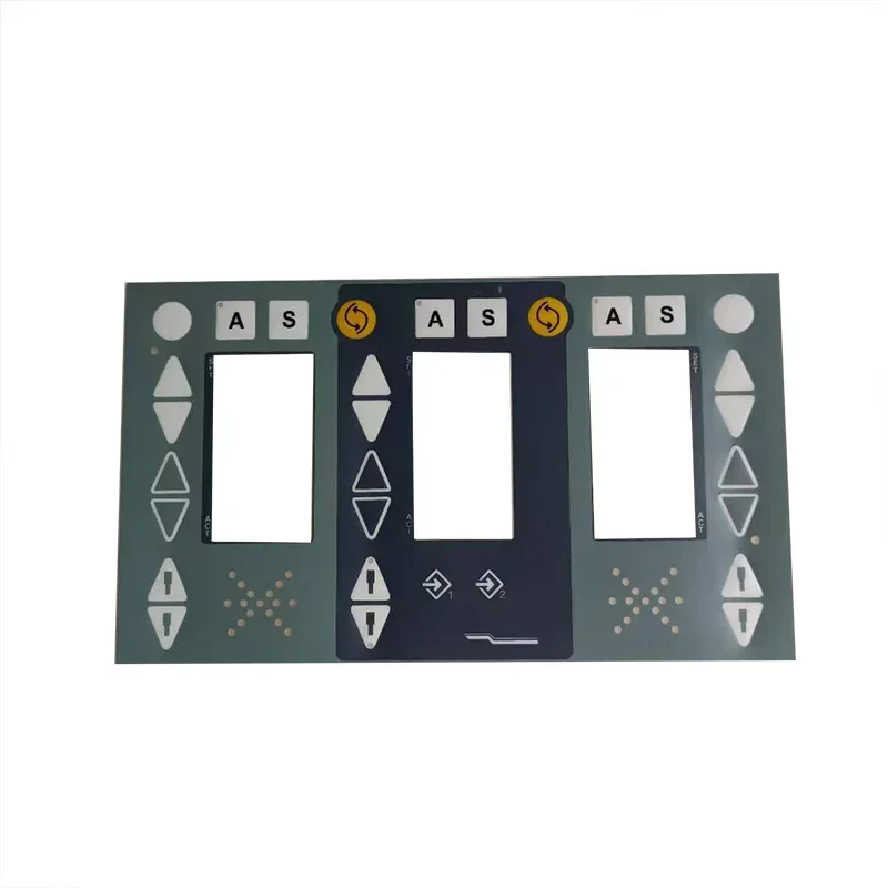 Three screen controller for film pasting on milling machine, film pasting screen handle, control box surface pasting Fogler