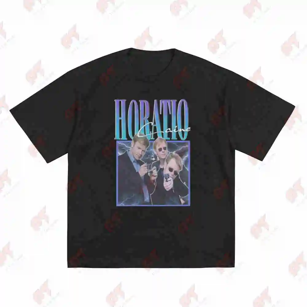 Horatio Caine CSI Miami Vintage Retro 90s Short Sleeve Tee 100% Cotton T-Shirt