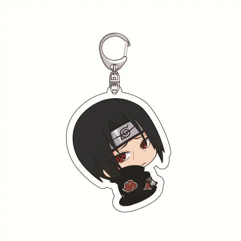 

6pcs Japanese anime NARUTO Gaara Nara Shikamaru Uchiha Sasuke Kawaii keychain gift