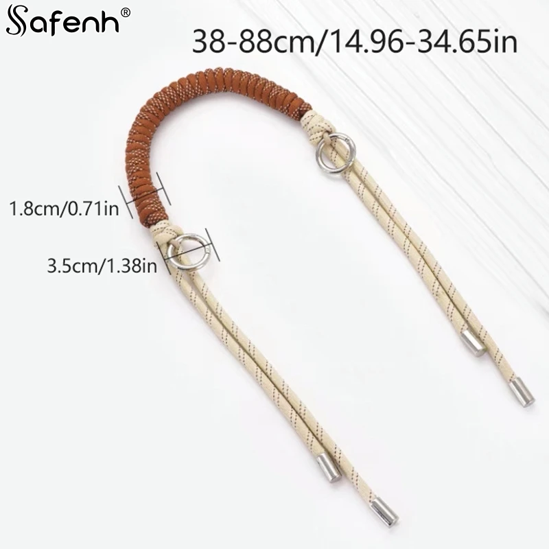 1Pc Bag Strap For DIY Handmade Woven Rope Tote Bag Strap Mini Bag Woven Strap Bag Transformation Bag Accessories