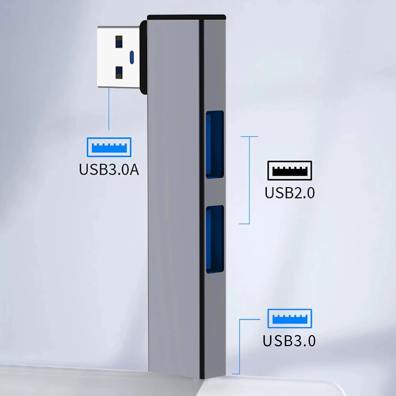 USB HUB 3.0 3 Port Multi USB Splitter OTG محول لـ Xiaomi Lenovo Macbook Pro 13 15 Air Pro ملحقات الكمبيوتر #2