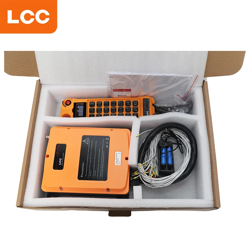Waterproof Single Speed 21 Button Display Transmitter Receiver Wireless Crane Radio Industrial Remote Control