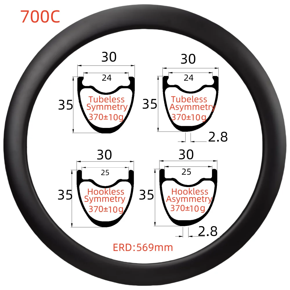 700C 30Mm Wide 35Mm… - image