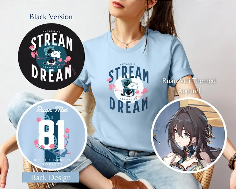 

Ruan Mei Themed T-Shirt, Honkai Star Rail