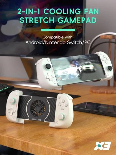 Imagen 2 del producto Controlador inalámbrico DATA FROG X3 para controlador de juego Android para Samsung Galaxy para móvil PUBG