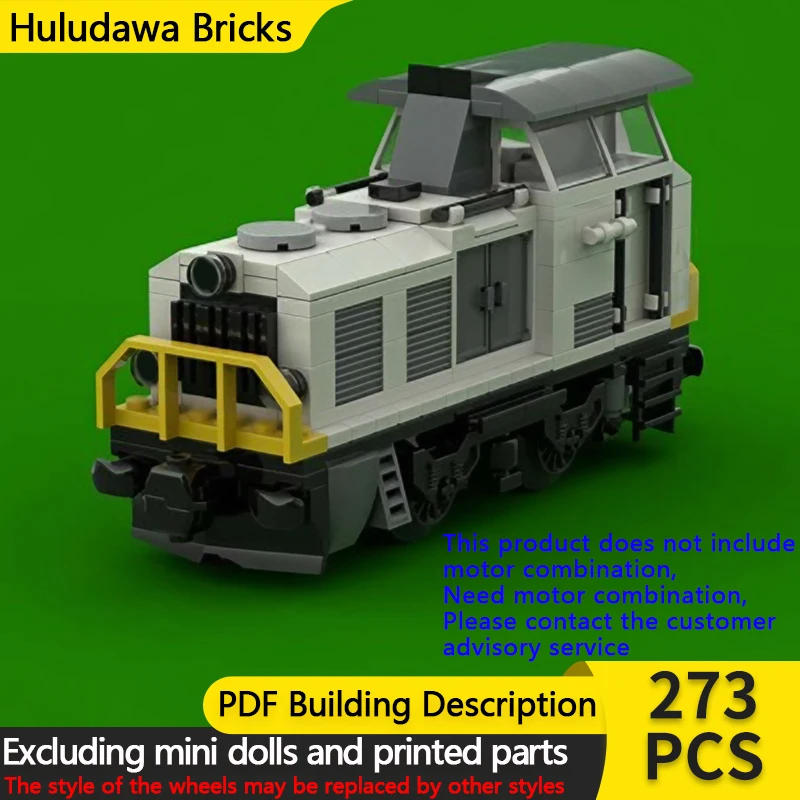 City Car Model MOC Building Bricks Railway Shunting Locomotive Modular Technology Children Holiday Gifts Assemble Toys Suit
