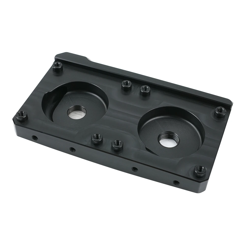 IceManCooler Double DDC Pump Series Chain Upgrade Modify Cover,Dual J Pump Refit POM Top Cover,Support DDC ,QX5 Pump