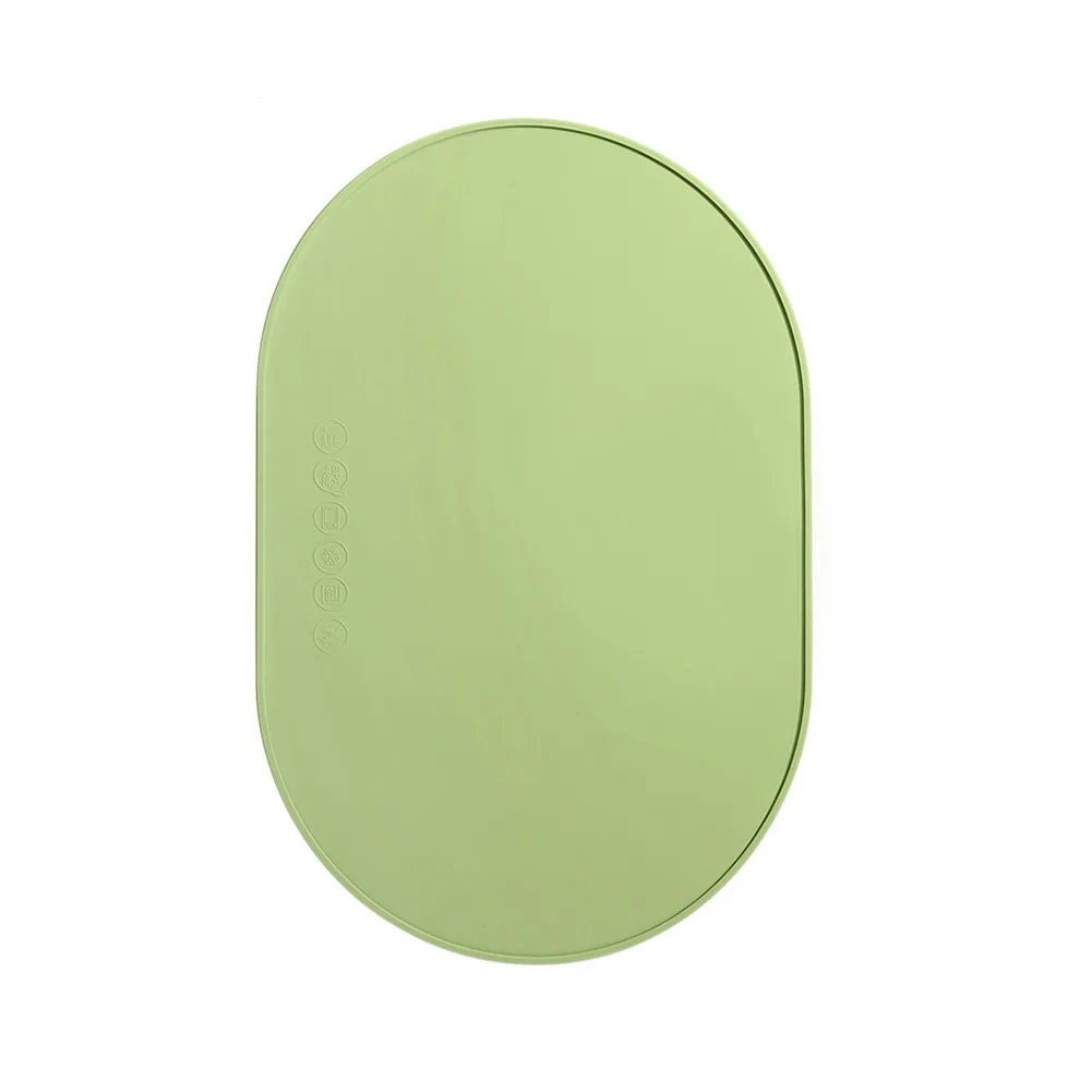Portable Silicone Placemat Lightweight Easy to Store 39 x 26.5 cm Heat Resistant Waterproof Non Slip Table Mat