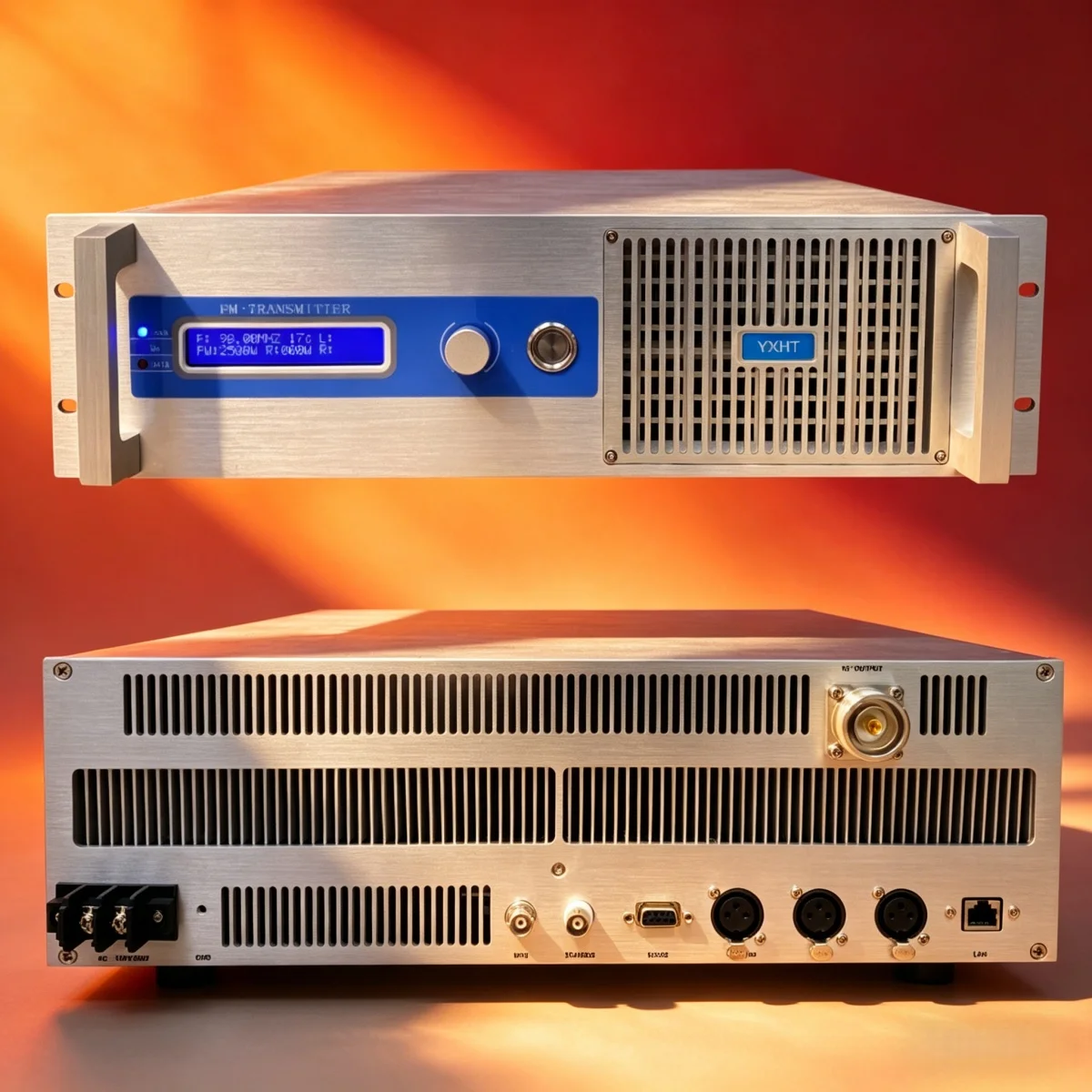 YXHT-1, 3KW(3000W) FM Transmitter Radio Station, School Radio Studio Link, PLL Control, Low Noise, Stable